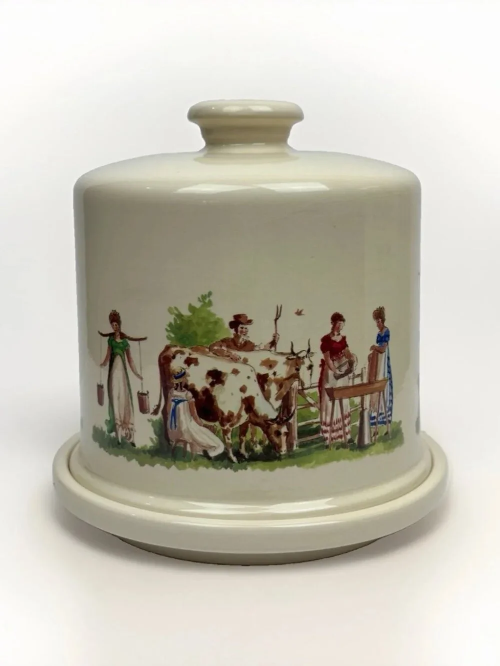 🧀 Vintage Fortnum & Mason Cheese Dome Underplate Piccadilly London England